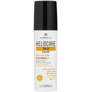 Heliocare 360º Gel Oil-Free SPF50+ Color with Mattifying Action 50mL Beige SPF50+