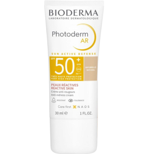 Bioderma Photoderm Ar SPF50+ Anti-Redness Sunscreen with Color 30mL Natural SPF50+