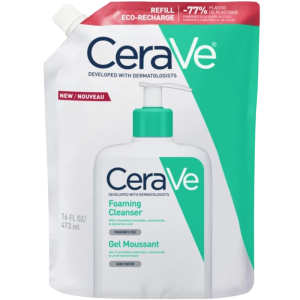 CeraVe Foaming Cleanser Face and Body for Normal to Oily Skin 473mL Refill