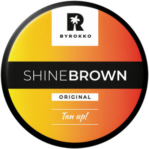 Byrokko Shine Brown Original Tanning Cream Fast Absorption 200mL