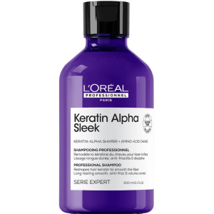 L'Oréal Professionnel Keratin Alpha Sleek Professional Shampoo Reshapes Hair Keratin 300mL