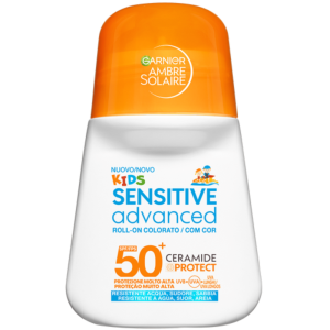 Garnier Ambre Solaire Sensitive Advanced Kids Tinted Roll-On SPF50+ 50mL Tinted SPF50+