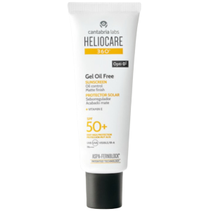Heliocare 360º Gel Oil Free Facial Solar Protector Oily Skin 50mL SPF50+