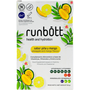 Runbott Health and Hydration Multivitamin Food Supplement 10&nbsp;un. Pineapple and Mango