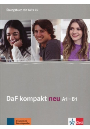 DaF kompakt Neu A1-B1 Ubungsbuch + MP3-CD - Brak - książka  wyd. 2017