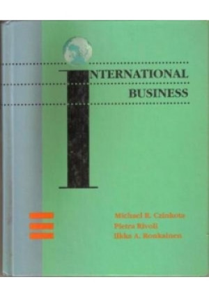 International business - Michael R. Czinkota - książka  wyd. 1989