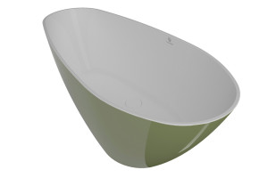 Wanna Kompozytowa Senja - Bikolor - Połysk - OLIVIN- kamienny kompozyt