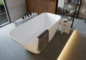 Wanna Kompozytowa Sidu 1600 x 700 - Kolor Biały - Połysk