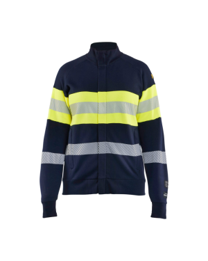 Blåkläder 34721762 Multinorm Sweatshirt Marineblå/Hivis Gul M