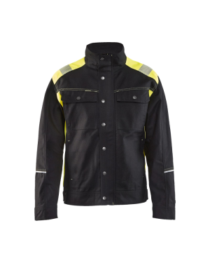 Blåkläder 40951370 Refleks Jakke Svart/Hivis Gul M