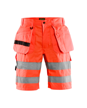 Blåkläder 15351811 Klasse 2 Arbeidsshorts Hivis Rød C60