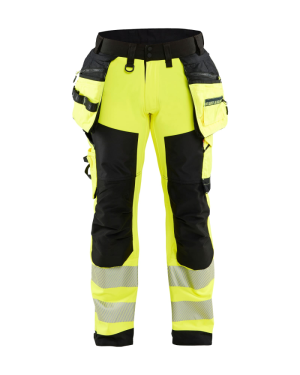 Blåkläder 18202513 Klasse 2 Arbeidsbukse Hivis Gul/Sort D104