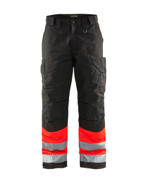 Blåkläder 18621811 Klasse 1 Vinterbukse Hivis Rød/Sort C148