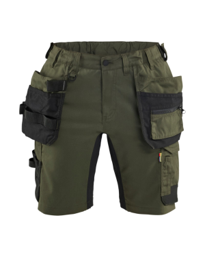 Blåkläder 71331832 Stretch Håndverksshorts Skoggrønn/svart C44