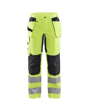 Blåkläder 71631811 Klasse 2 Arbeidsbukse Hivis Gul/Sort D25