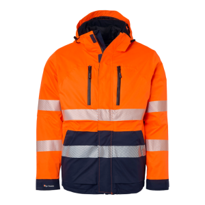 Top Swede 127 - Klasse 3 - Skalljakke Fluorescerende oransje/marine XS