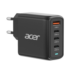 Chargeur GaN PD 100W Acer, Ports USB : 3C+1A, Prise EU