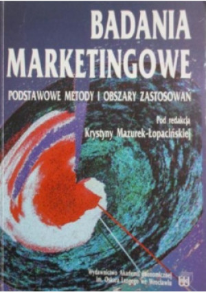 Badania marketingowe - Krystyna Łopacińska - książka  wyd. 1999