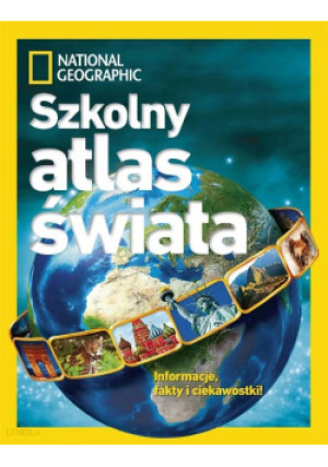 Szkolny atlas świata - Martha Sharma - książka  wyd. 2019