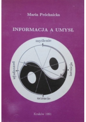 Informacja a umysł - Maria Próchnicka - książka  wyd. 1991