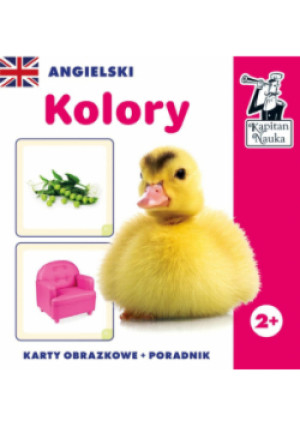 Kapitan Nauka Angielskiego  Kolory. Karty obraz.+ poradnik - książka  wyd. 2020