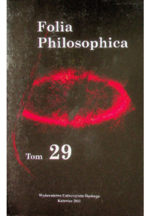 Folia philosophica Tom 29 - Piotr Łaciak - książka  wyd. 2011