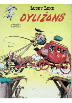 Lucky Luke Dyliżans - Rene Goscinny - książka  wyd. 1968