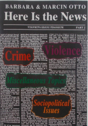 Here is the News - Marcin Otto - książka reportaż wyd. 1995