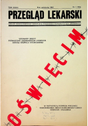 Przegląd Lekarski Nr 1 / 76 - Józef Bogusz - książka  wyd. 1976
