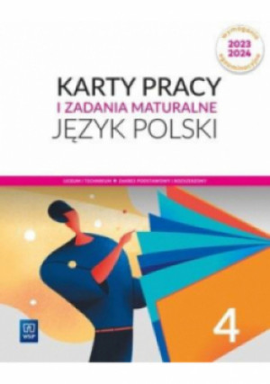 J.polski LO 4 Karty Pracy Zakres podstawowy i rozszerzony - Ewa Nowak, Małgorzata Kosińska-Pułka - książka  wyd. 2022