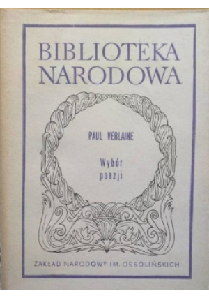 Eliot Wybór poezji - Paul Verlaine - książka  wyd. 1990