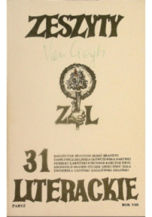 Zeszyty Literackie Tom 31 - książka historyczna wyd. 1990