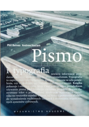 Pismo i typografia - Andrew Haslam - książka  wyd. 2010