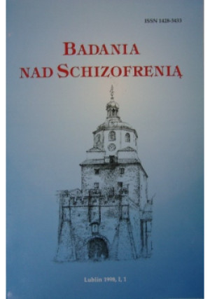 Badania nad schizofrenią Nr 1 / 98 - książka  wyd. 1998