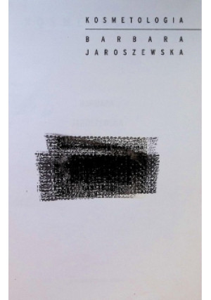 Kosmetologia - Barbara Jaroszewska - książka  wyd. 2001