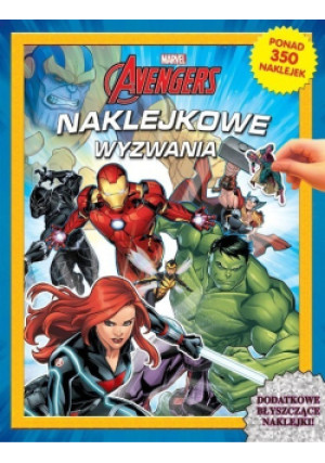 Avengers Naklejkowe wyzwania - książka  wyd. 2023