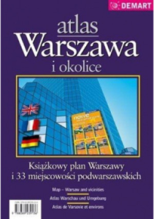 Atlas Warszawa i okolice - książka  wyd. 2007