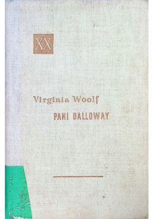 Pani Dalloway - Virginia Woolf - książka  wyd. 1961