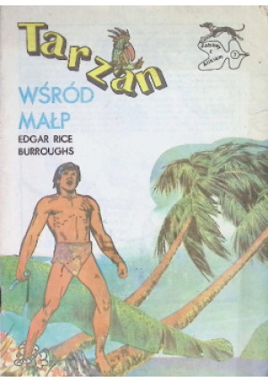 Tarzan wśród małp - Edgar Rice Burroughs - książka  wyd. 1989