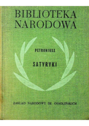Satyryki - Petroniusz - książka  wyd. 1968