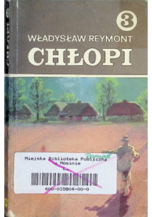 Chłopi Tom 3 - Władysław Reymont - książka  wyd. 1990