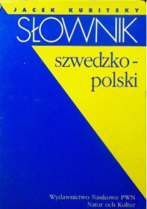 Słownik szwedzko - polski - Jacek Kubitsky - książka  wyd. 1998