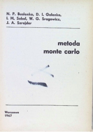 Metoda Monte Carlo - książka  wyd. 1967