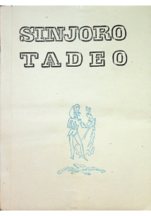 Sinjoro Tadeo - Adam Mickiewicz - książka  wyd. 1986