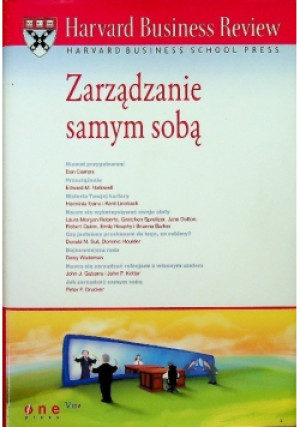 Zarządzanie samym sobą - książka  wyd. 2006
