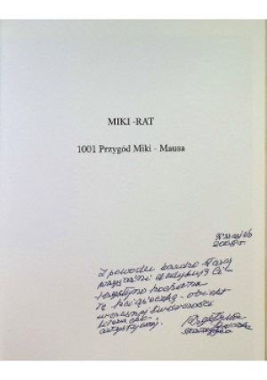 1001 przygód miki mausa - książka  wyd. 2008