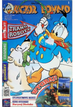 Kaczor Donald Nr 1 / 04 - książka  wyd. 2004