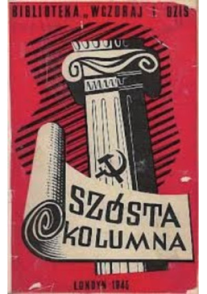 Szósta Kolumna ,1945r. - książka  wyd. 1945