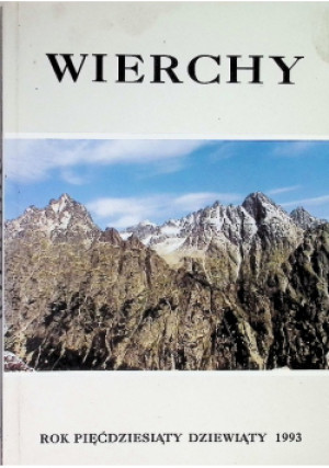 Wierchy Nr 59 / 94 - książka  wyd. 1994