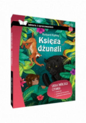 Księga dżungli Lektura opracowaniem - Rudyard Klipling - książka  wyd. 2021